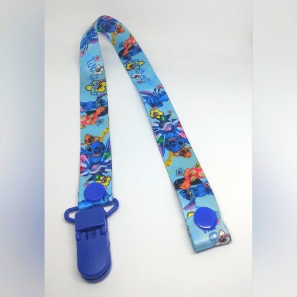 Lilo And Stitch Pacifer/toy Clip